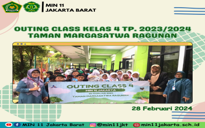 Outing Class kelas 1 dan 4 ke Taman Margasatwa Ragunan