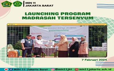 Launching Program MADRASAH TERSENYUM (Terima Sedekah Minyak untuk Mereka) di MIN 11 Jakarta Barat